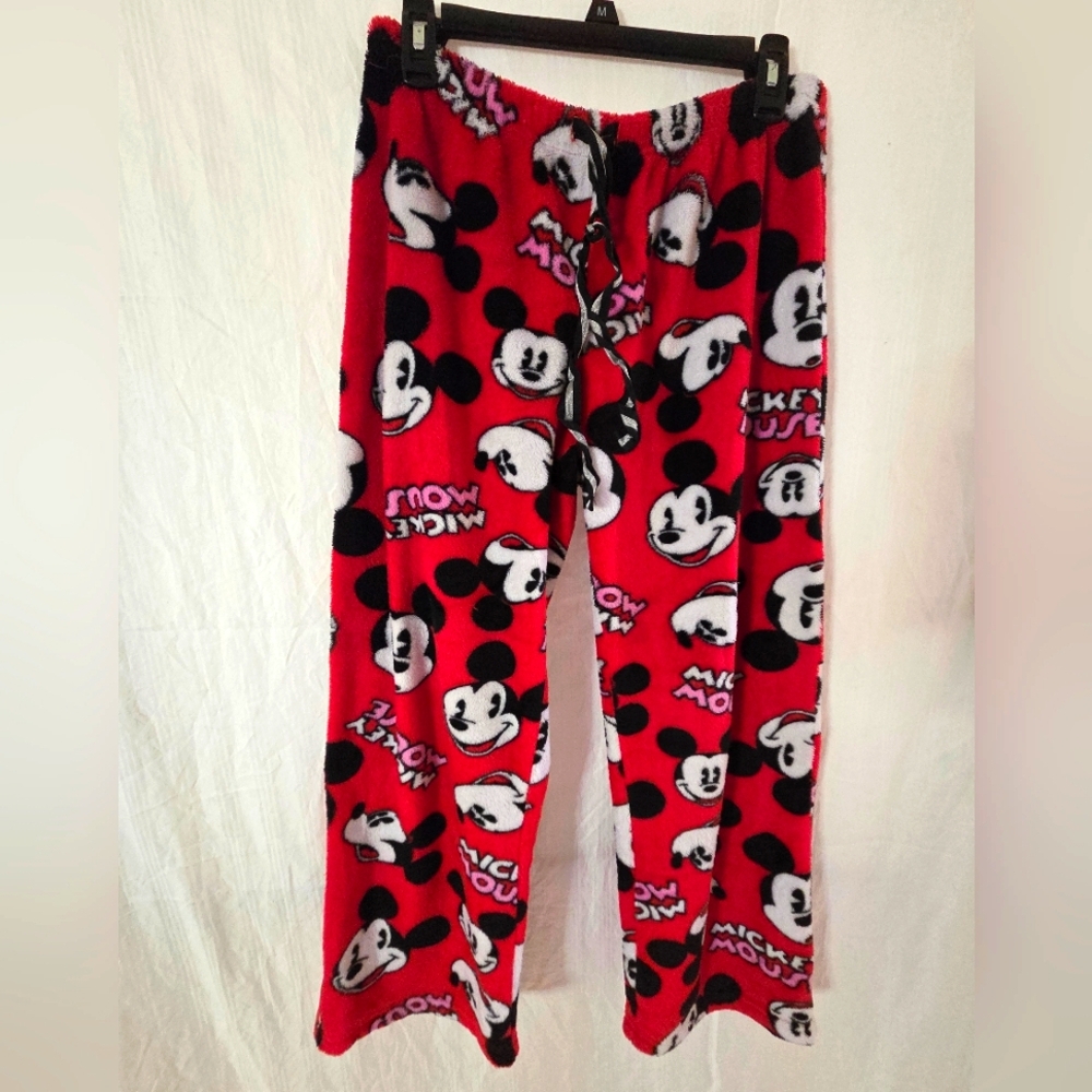 Disney Mickey Mouse Lounge Pants - Red and Black